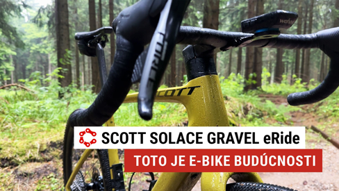 SCOTT SOLACE GRAVEL ERIDE  - TOTO JE E-BIKE BUDÚCNOSTI