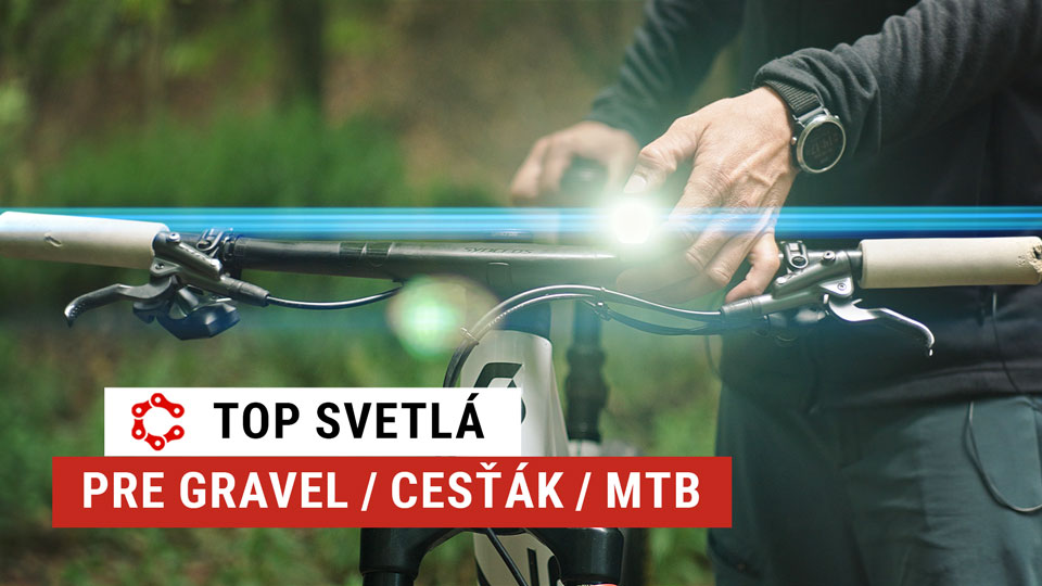 Najlepšie svetlá pre Gravel, Cesťák a MTB