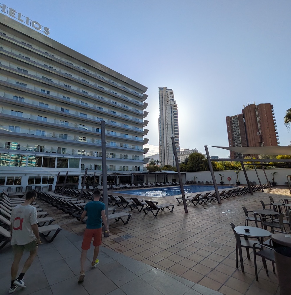 Hotel Helios v Benidorme - cyklistické ubytovanie na Costa Blanca