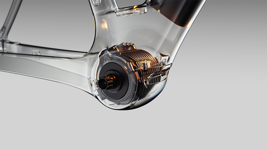 ľahký motor TQ-HPR40 v e-biku Scott Fastlane