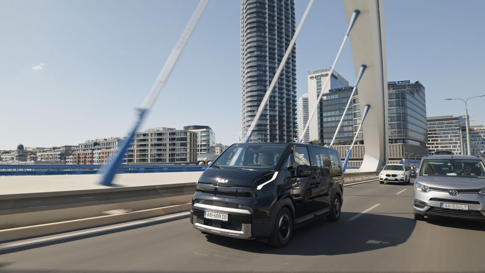 KIA PV5 Passenger - elektrický van pre bikera a cyklistov