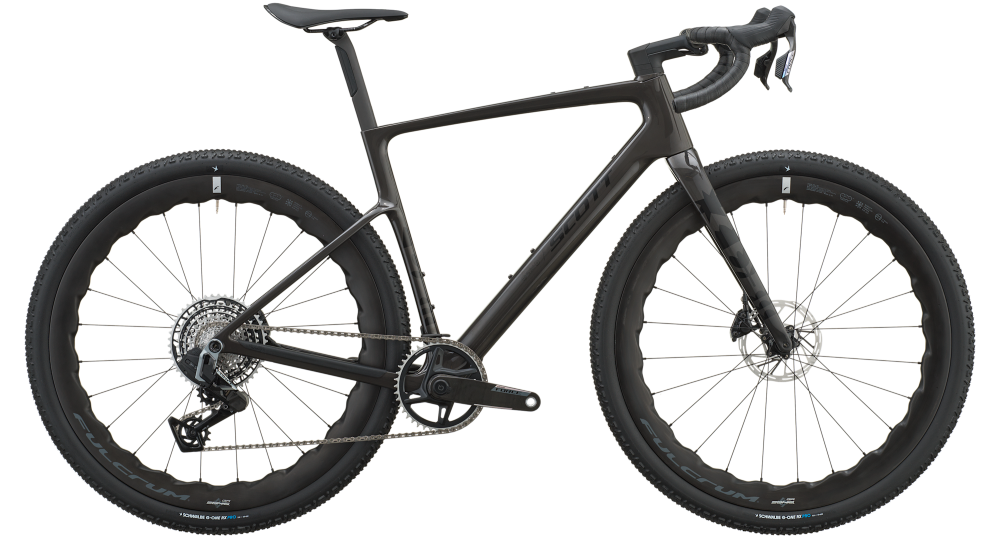 Scott Addict Gravel 20 Watery Black 2027 - gravel bicykel