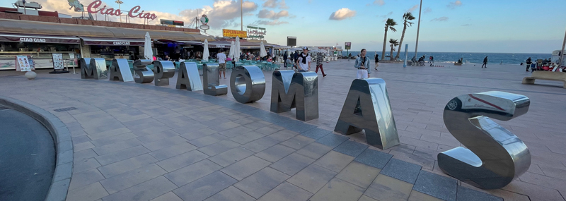 Cyklistická dovolenka v španielskom meste Maspalomas