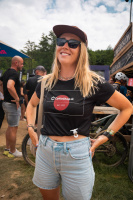 Bike park Kálnica - jazdec na MTB trati