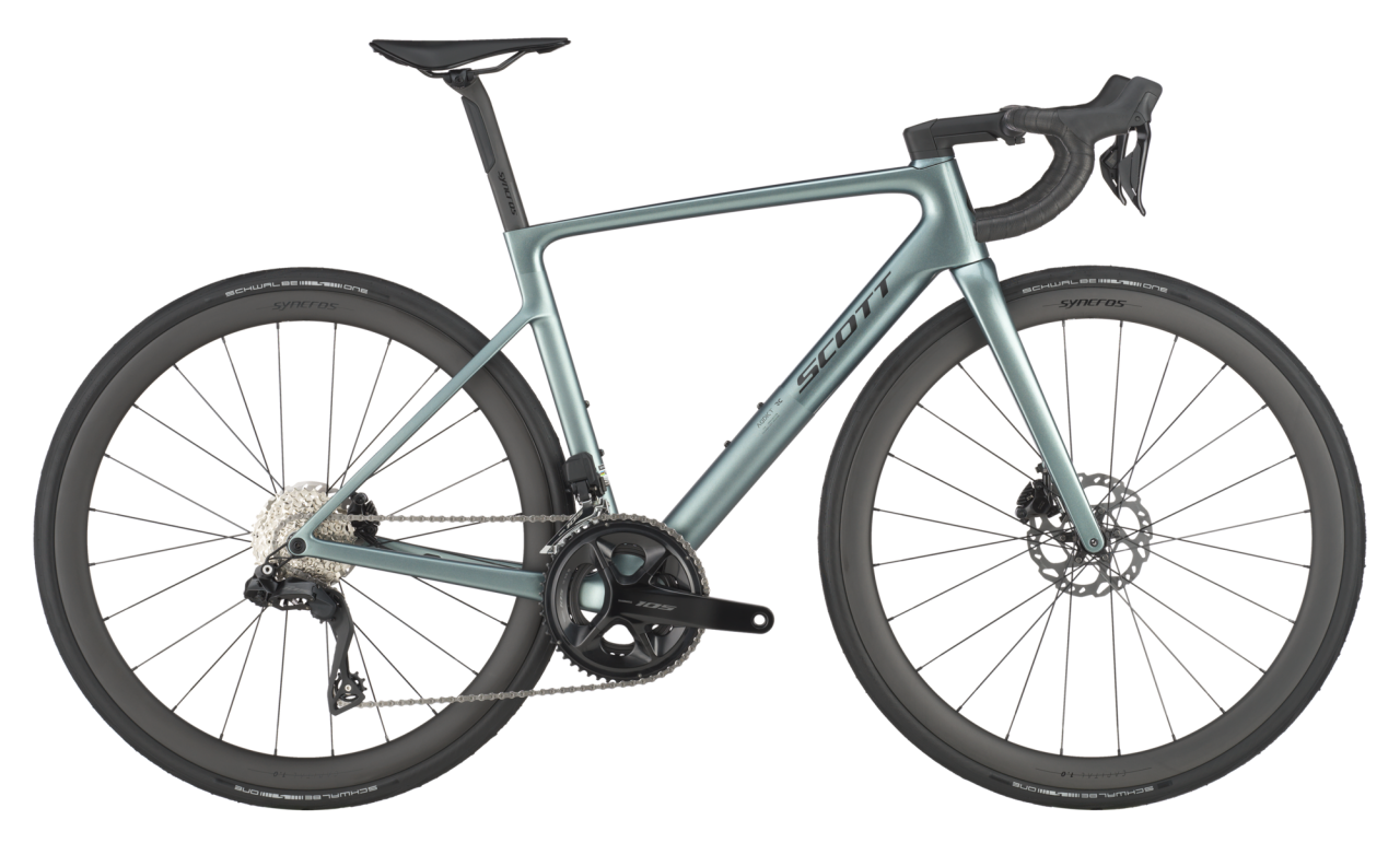 Cestný bicykel Scott Addict RC 30 Whale Grey 2025