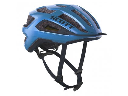 cyklisticka prilba scott arx plus metal blue cykloshop