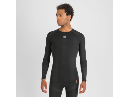 Sportful 2Nd Skin Tričko, Dlhý Rukáv Čierne