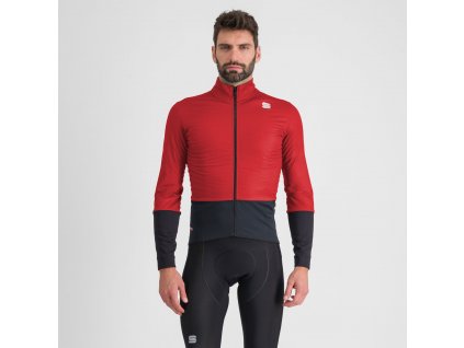 Sportful Total Comfort zimná bunda tmavočervená/čierna