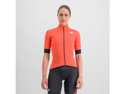 Sportful Fiandre Light Norain dámska bunda s kr. rukávom červená