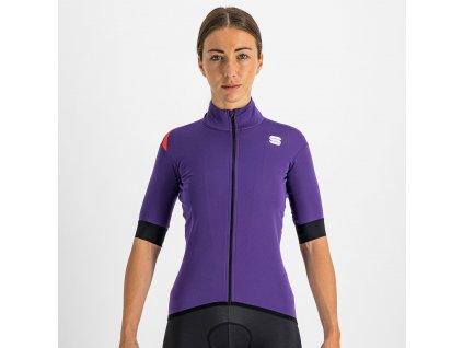 Sportful Fiandre Light NoRain dámska bunda s kr.rukávom fialová