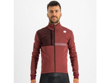 Sportful Giara Softshell bunda tmavočervená