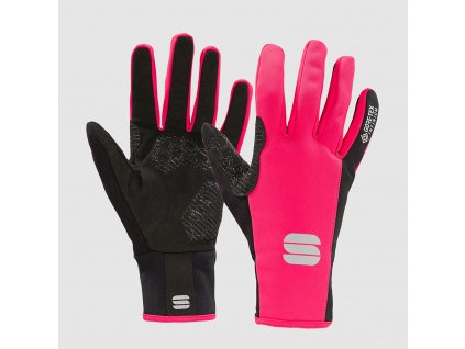Sportful WindStopper Essential 2 dámske zimné rukavice malinové/čierne