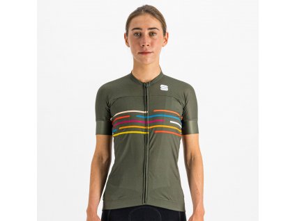 Sportful Vélodrome dámsky dres kaki