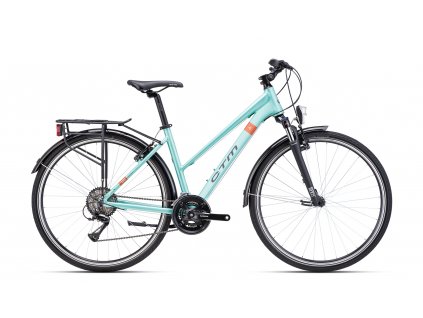 CTM Bora 1.0 Trek Matná Tyrkysová 2024 | Trekingový bicykel dámsky