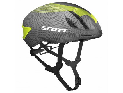 41948878070 cestna cyklisticka prilba scott cadence plus diamond grey lime green cykloshop