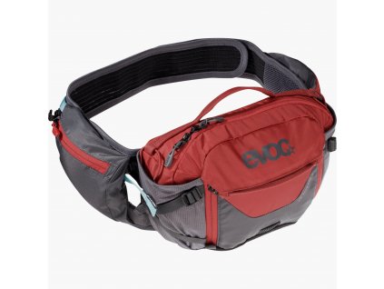 Evoc Hip Pack Pro 3L + Hydrovak 1,5L Carbon Grey/Chili Red