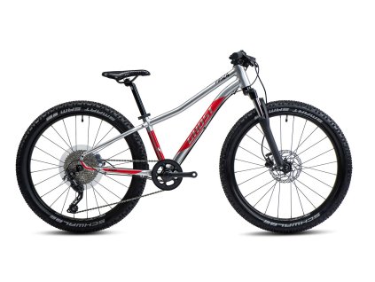 Ghost Kato 24 Pro Silver/Red Gloss 2025 | Detský bicykel