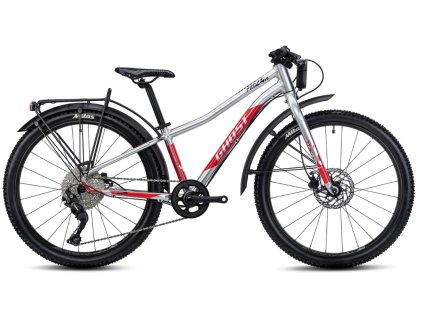 Ghost Kato 24 Pro Eq Silver/Red Gloss 2025 | Detský bicykel