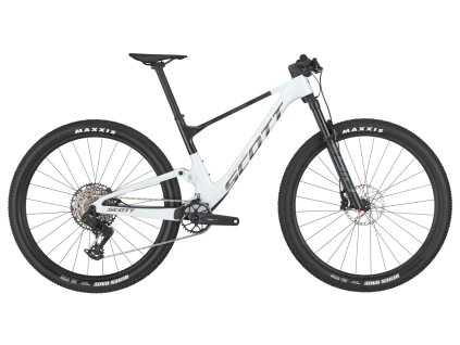 horsky celoodpruzeny bicykel scott spark rc team cumulus white carbon black 2025 cykloshop