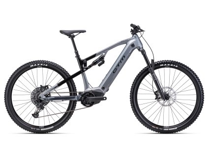 CTM Areon Gx Pro Čierna/Matná Sivá 2025 | Celoodpružený horský elektrobike - elektrobicykel