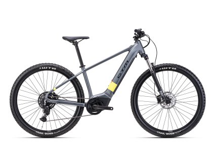 CTM Pulze Gx Matná Siva/Limetková 2025 | Horský elektrobicykel