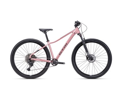 Horský bicykel dámsky CTM Charisma 5.0 Staroružová Perleť/Matná Čierna 2025