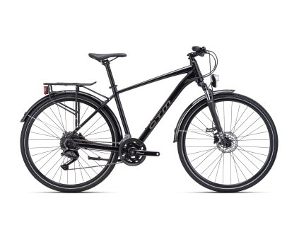 Trekingový bicykel CTM Stark 1.0 Trek Matná Čierna/Sivohnedá 2025