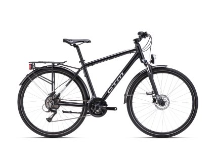 T225.204 krosovy bicykel ctm tranz matna cierna leskla strieborna 2025 cykloshop