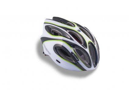 Prilba Skiff Inmold 141 Zelená/Čierna/Biela