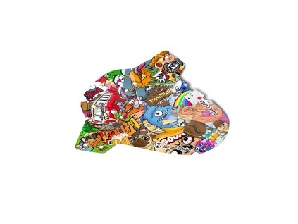Riesel Criss:Cross Predný Blatník 28" Stickerbomb Eyecatcher