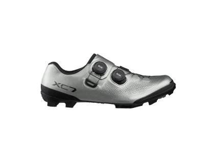 Shimano SH-XC703 MTB tretry, strieborné (Veľkosť topánky 38)