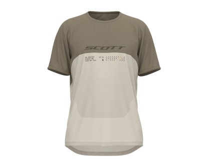Scott Vertic Dri Cotton White/Toast Beige | Pánske tričko