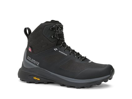 dolomite nibelia warm high wp black l damske topanky