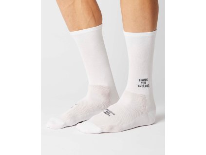 ponozky fingercrossed iconic thank you cycling biele 1