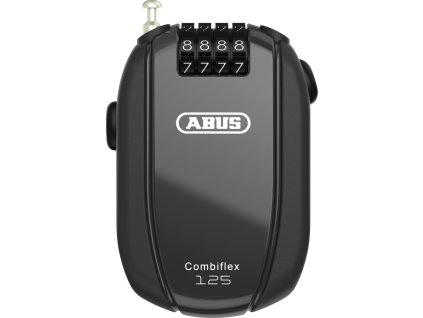 abus combiflex trip 125 black zamok na bicykel