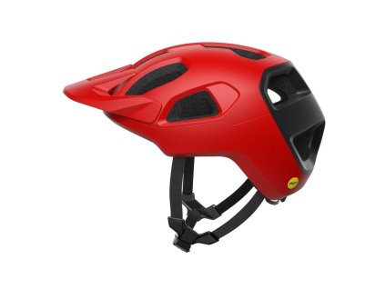 Prilba POC Cularis MIPS - Prismane Red Matt/Uranium Black Matt (Veľkosť (cm) 51-54 (S))