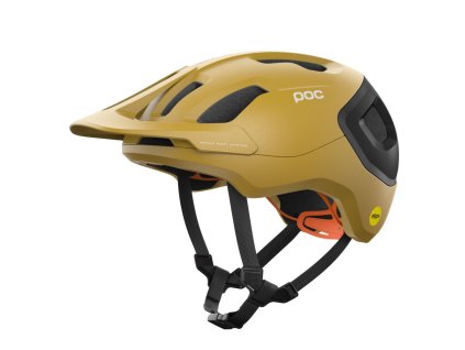 Prilba POC Axion Race MIPS - Cerussite Kashima/Uranium Black Metallic/Matt (Veľkosť (cm) 48-52 (XS))