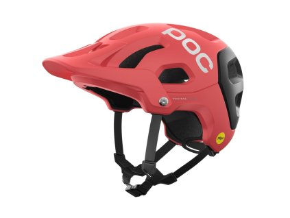 Prilba POC Tectal Race MIPS - Ammolite Coral/Uranium Black Matt (Veľkosť (cm) 59-62 (L))