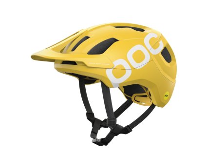 Prilba POC Axion Race MIPS - Aventurine Yellow Matt (Veľkosť (cm) 48-52 (XS))