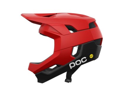 POC Otocon Race MIPS Prismane Red Matt/Uranium Black Matt | Prilba na bike (Veľkosť (cm) 55-58 (M))