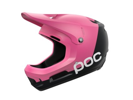 POC Coron Air MIPS Actinium Pink/Uranium Black Matt | Prilba na bike (Veľkosť (cm) 59-62 (L))