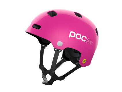 POC POCito Crane MIPS Fluorescent Pink | Detská prilba (Veľkosť (cm) 58-58 (M))