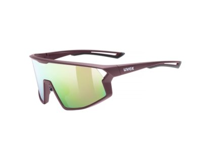 UVEX Skyryse Burgundy Matt/Mirror Rose | Cyklistické okuliare