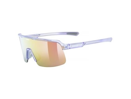 UVEX Dyrt Clear Purple/Mirror Red | Cyklistické okuliare