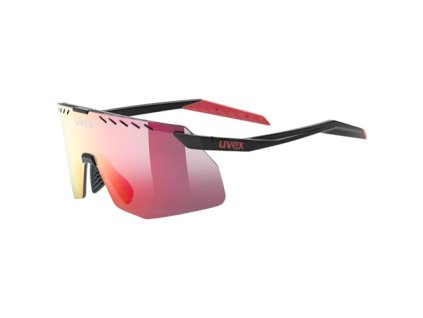 UVEX Pace Stage S Black Matt/Mirror Red | Cyklistické okuliare