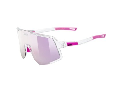 UVEX Sequenze Clear/Mirror Pink | Cyklistické okuliare