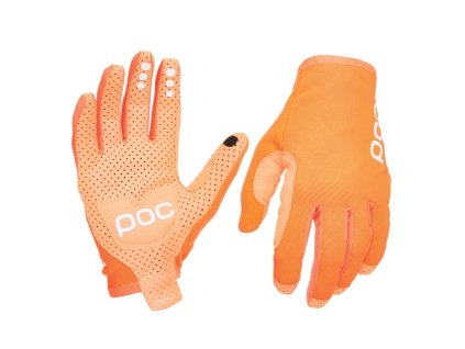 POC AVIP Long Zink Orange | Rukavice (Veľkosť XS)