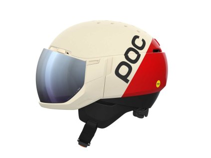 POC Levator MIPS Rouge/Blanc  | Lyžiarska Prilba (Veľkosť (cm) 51-54 (XS-S))