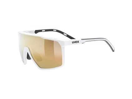 UVEX MTN Perform Small White Matt/Mirror Gold | Cyklistické okuliare
