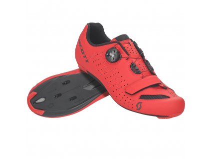 cyklisticke tretry scott road comp boa matt red black